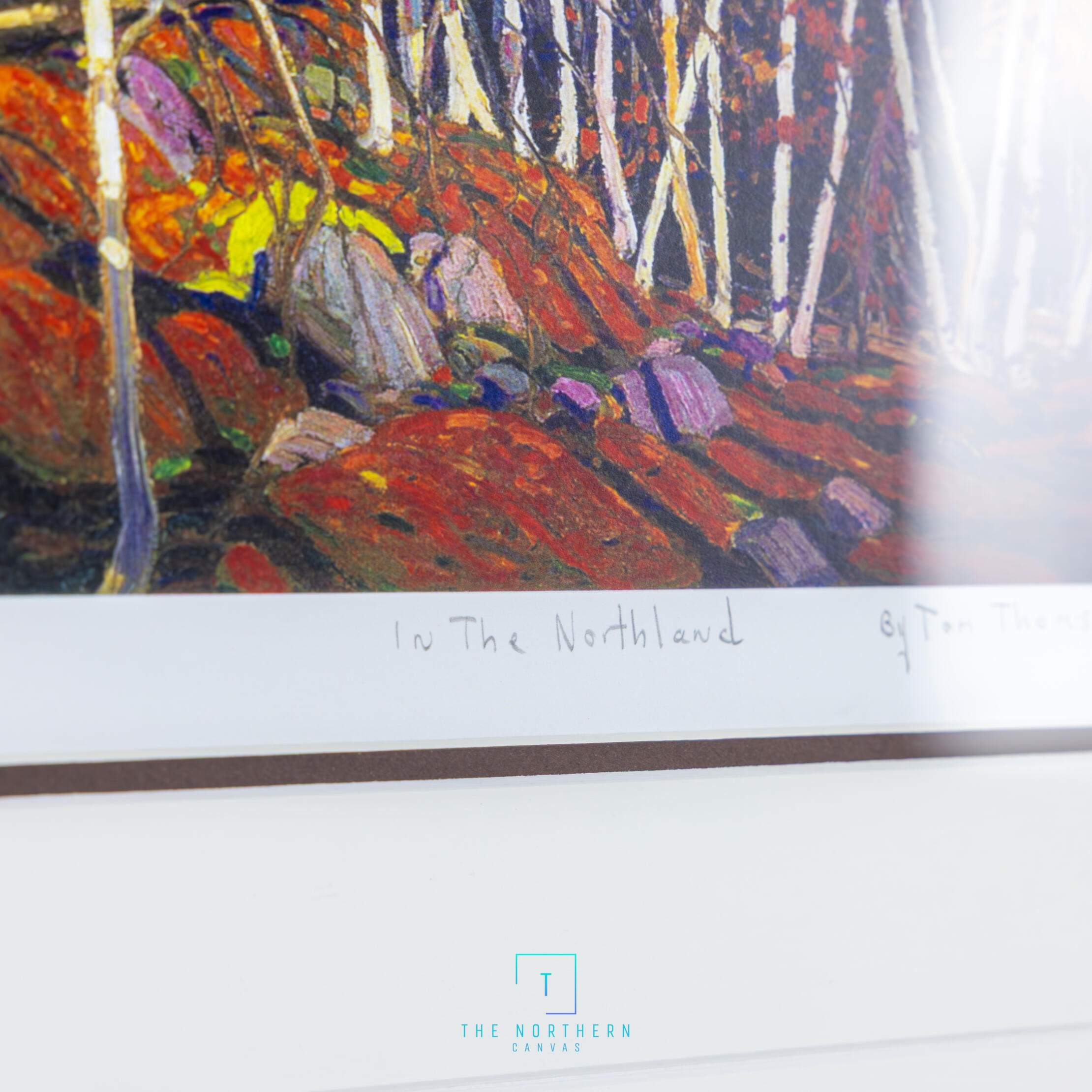 In The Northland 34x30 Espresso frame $165