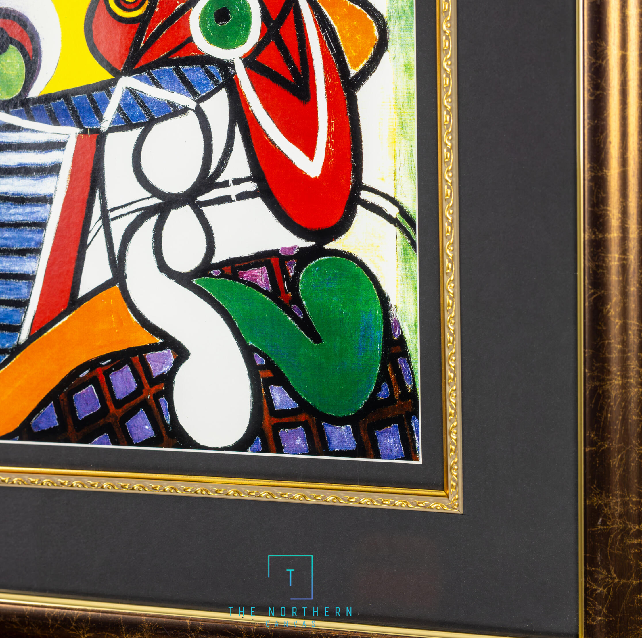 Picasso 34x30 Espresso frame $165