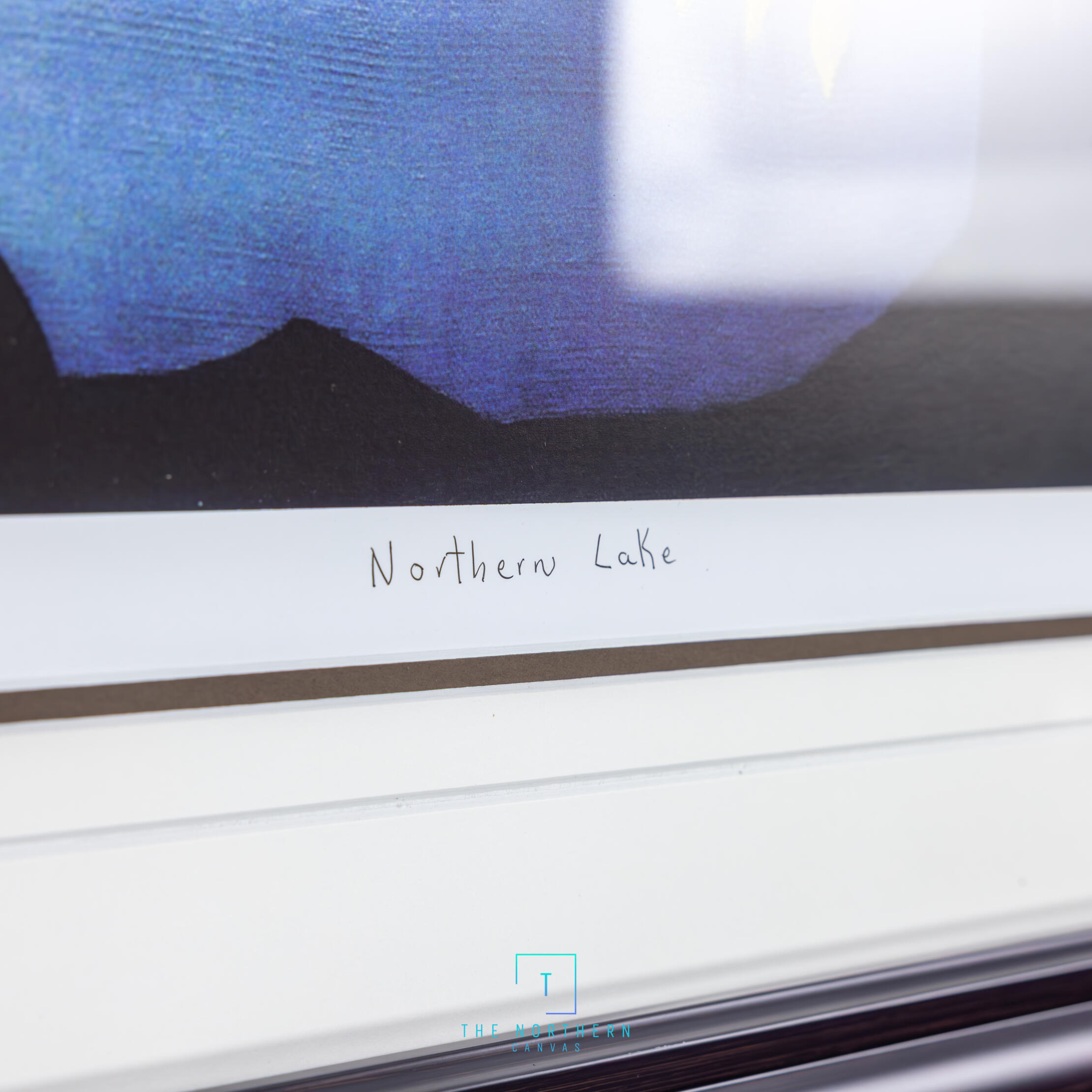 Northern Lake 34x30 Espresso frame $165