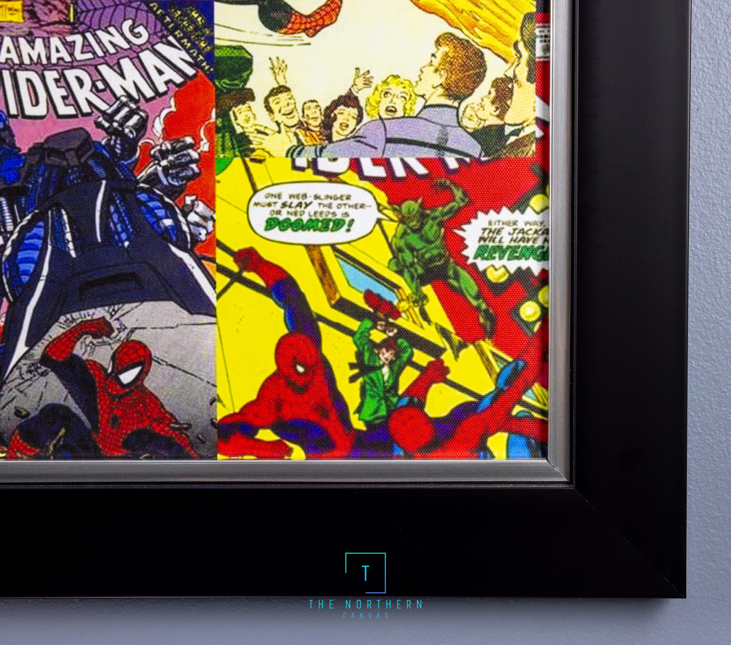 Spiderman 34x30 Espresso frame $165