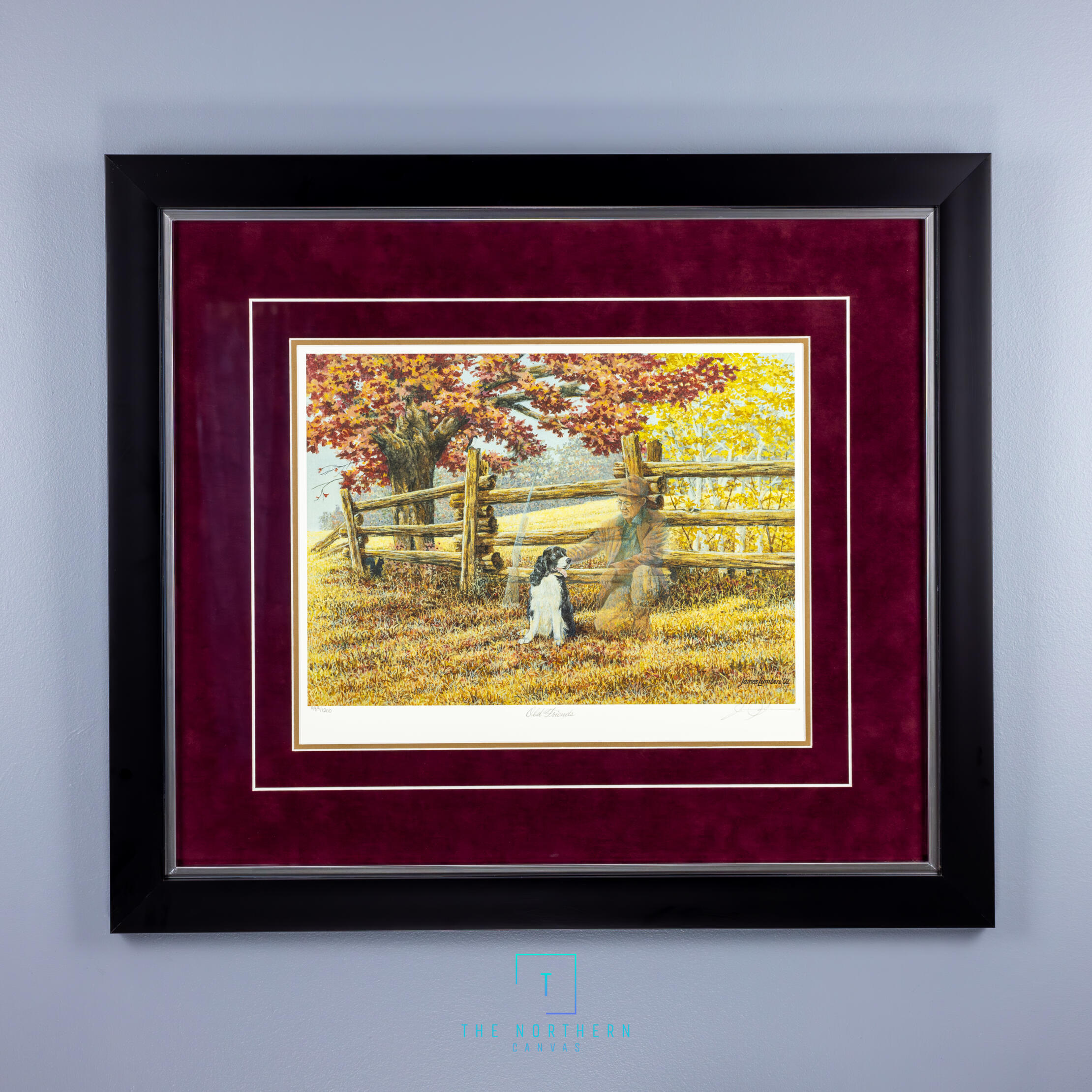 34x30 Espresso frame $165