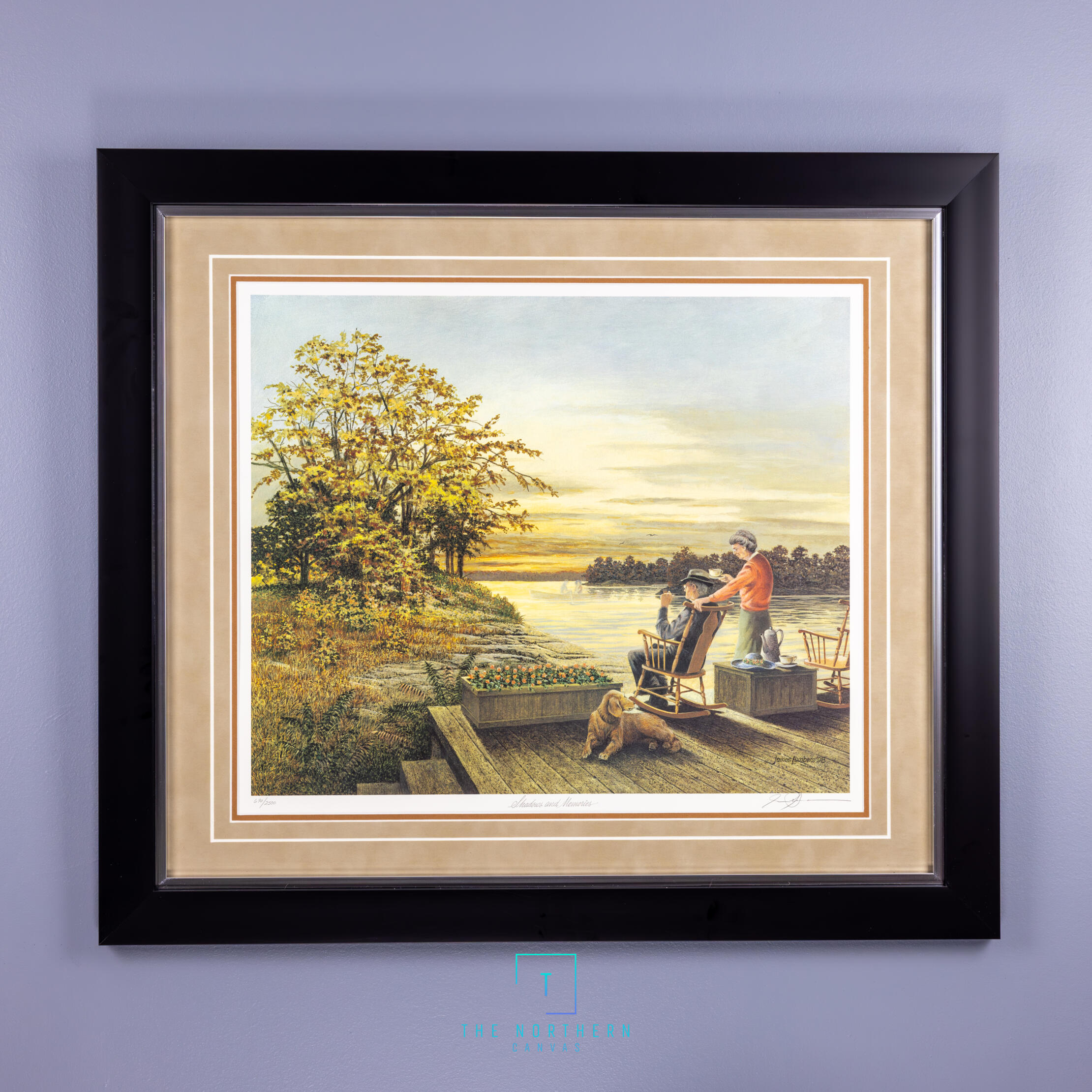 34x30 Espresso frame $165
