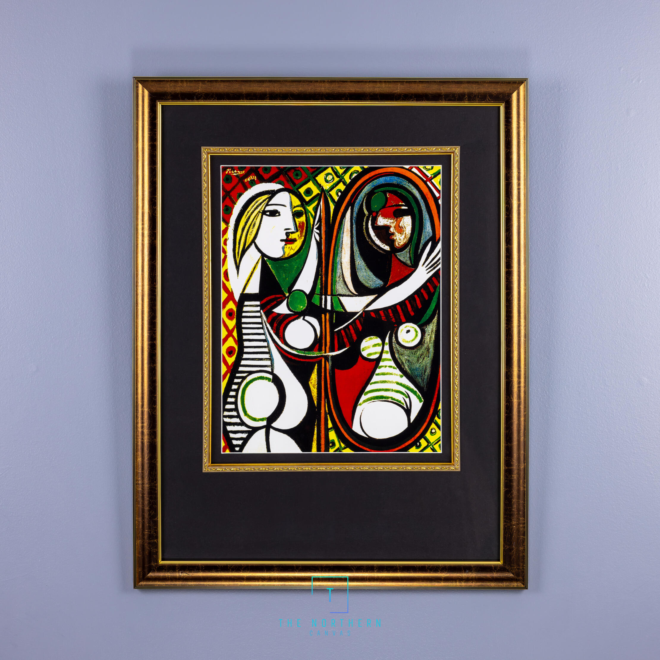 Picasso 34x30 Espresso frame $165